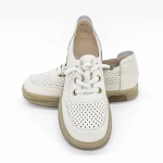 Pantofi Casual Dama 12175 Crem » Pantoful.ro