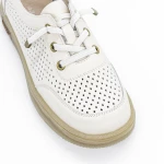 Pantofi Casual Dama 12175 Crem » Pantoful.ro