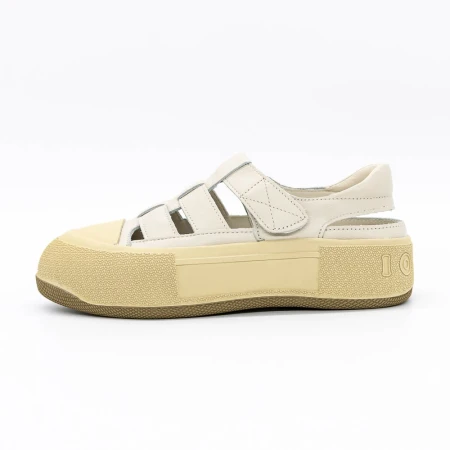 Pantofi Casual Dama 3905 Crem » Pantoful.ro