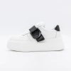 Pantofi Sport Dama E23070 Alb-Negru | Advancer