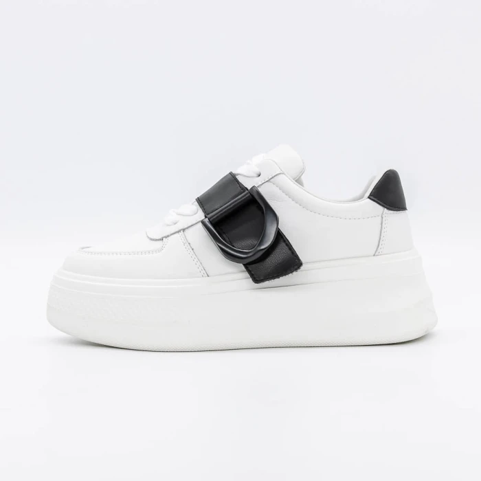 Pantofi Sport Dama E23070 Alb-Negru » Pantoful.ro