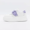 Pantofi Sport Dama E23070 Alb-Mov | Advancer