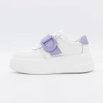 Pantofi Sport Dama E23070 Alb-Mov » Pantoful.ro