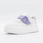 Pantofi Sport Dama E23070 Alb-Mov » Pantoful.ro