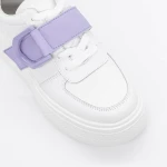 Pantofi Sport Dama E23070 Alb-Mov » Pantoful.ro