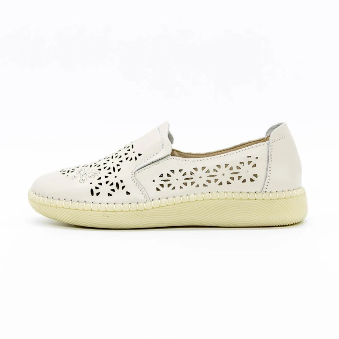 Pantofi Casual Dama 991-1 Crem » Pantoful.ro