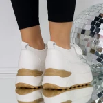 Pantofi Sport Dama cu Platforma 3SJN29 Bej » Pantoful.ro