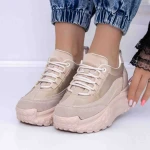Pantofi Sport Dama 3YJA2 Bej » Pantoful.ro
