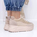 Pantofi Sport Dama 3YJA2 Bej » Pantoful.ro