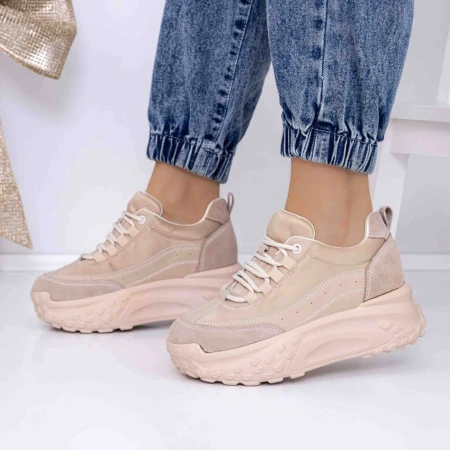 Pantofi Sport Dama 3YJA2 Bej » Pantoful.ro