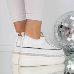Pantofi Sport Dama cu Platforma 3SJN38 Bej » Pantoful.ro