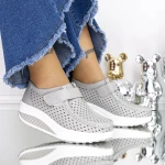 Pantofi Casual Dama A521 Gri » Pantoful.ro