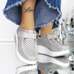 Pantofi Casual Dama A521 Gri » Pantoful.ro