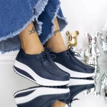 Pantofi Casual Dama A525 Albastru inchis » Pantoful.ro