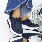 Pantofi Casual Dama A525 Albastru inchis » Pantoful.ro