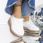 Pantofi Casual Dama 1150 Alb » Pantoful.ro