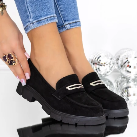 Pantofi Casual Dama 3H10 Negru » Pantoful.ro