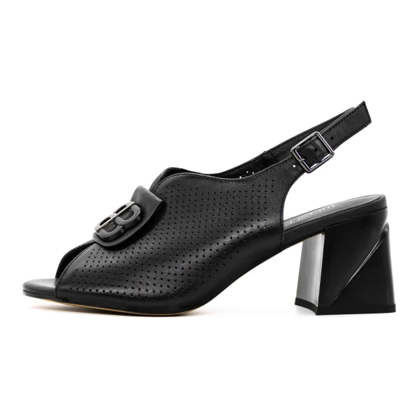 Sandale Dama cu Toc gros K377-1B Negru » Pantoful.ro
