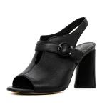 Sandale Dama cu Toc gros K389-2 Negru » Pantoful.ro