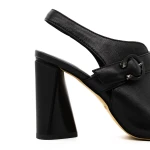 Sandale Dama cu Toc gros K389-2 Negru » Pantoful.ro