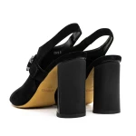 Sandale Dama cu Toc gros K389-2R Negru » Pantoful.ro