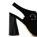 Sandale Dama cu Toc gros K389-2R Negru » Pantoful.ro