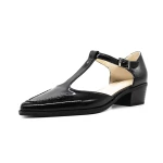 Sandale Dama cu Toc gros K6052-5680 Negru » Pantoful.ro