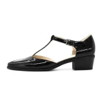 Sandale Dama cu Toc gros K6052-5680 Negru » Pantoful.ro