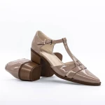 Sandale Dama cu Toc gros K6052-8130 Roz » Pantoful.ro