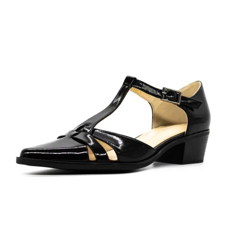 Sandale Dama cu Toc gros K6052-8130 Negru » Pantoful.ro