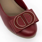 Pantofi cu Platforma TP227-5 Visiniu » Pantoful.ro