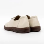 Pantofi cu Platforma 6001 Crem » Pantoful.ro