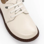 Pantofi cu Platforma 6001 Crem » Pantoful.ro