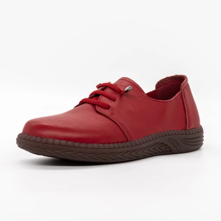 Pantofi cu Platforma 6001 Rosu » Pantoful.ro