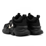 Pantofi Sport Dama 851 Negru-Bej » Pantoful.ro