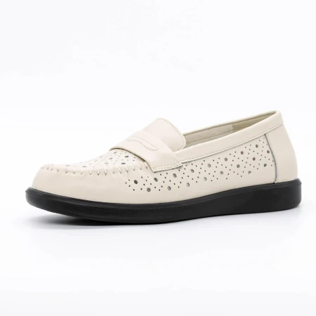Pantofi Casual Dama 3507Q02 Crem » Pantoful.ro