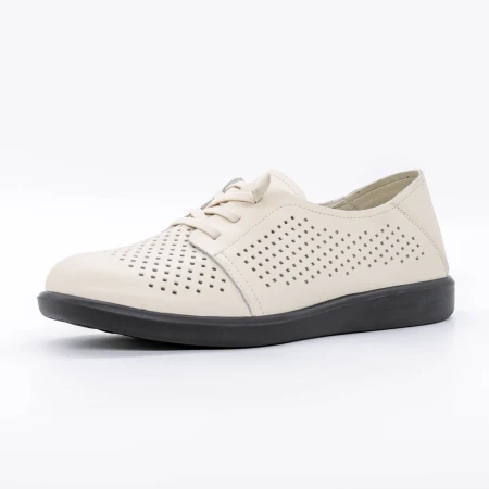 Pantofi Casual Dama 3507Q01 Crem » Pantoful.ro