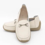Pantofi Casual Dama 6029 Crem » Pantoful.ro