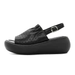 Sandale Dama cu Platforma FF05 Negru » Pantoful.ro