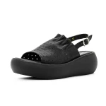 Sandale Dama cu Platforma FF05 Negru » Pantoful.ro