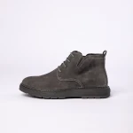 Ghete barbati din piele naturala AL213-A21 Gri | Advancer » Pantoful.ro