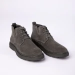 Ghete barbati din piele naturala AL213-A21 Gri | Advancer » Pantoful.ro