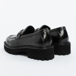 Mocasini Barbati din piele naturala 5NXE27 BLACK | PANTOFUL