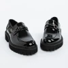 Mocasini Barbati din piele naturala 5NXE26 BLACK | PANTOFUL