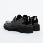 Mocasini Barbati din piele naturala 5NXE26 BLACK | PANTOFUL