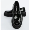Mocasini Barbati din piele naturala 5NXE26 BLACK | PANTOFUL