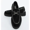 Mocasini Barbati din piele naturala 5NXE25 BLACK | PANTOFUL