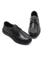 Mocasini Barbati din piele naturala 83053-1 BLACK | MELS