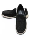Mocasini Barbati din piele naturala 2852 BLACK | MELS