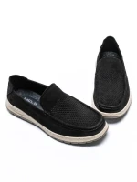 Mocasini Barbati din piele naturala 2852 BLACK | MELS